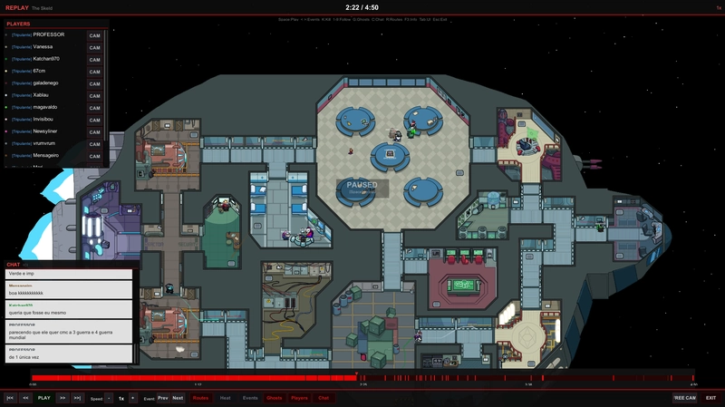 Among Us Mod Menu Replay System: Record and Review Full Match Gameplay with Timeline
